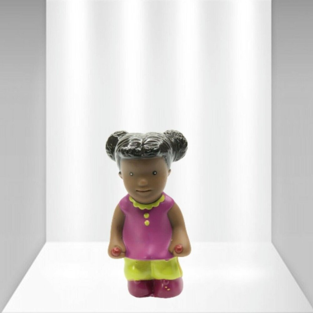 Vintage Little Girl Figurine Colorful Toy